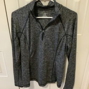 NWOT TekGear DryTek Long Sleeve Pull Over, Women’s Size: M, Black/White